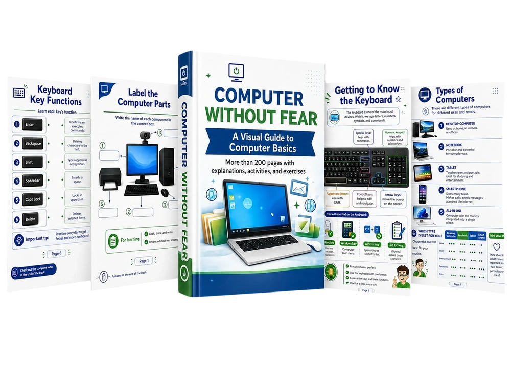 Computer Without Fear Kit β Cover and inside pages